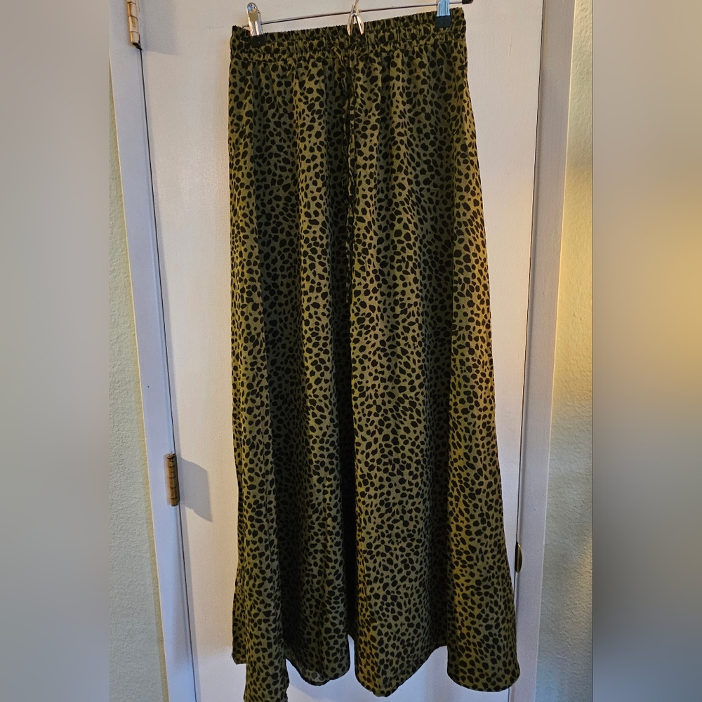 Green Maxi Skirt